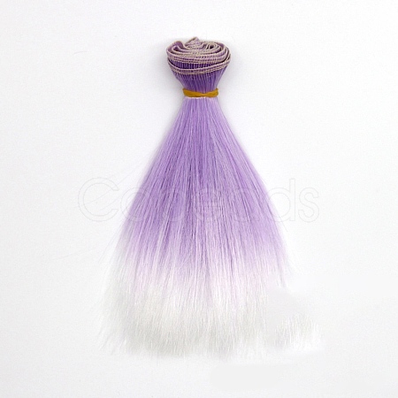 High Temperature Fiber Long Straight Ombre Hairstyle Doll Wig Hair DOLL-PW0001-029-01-1