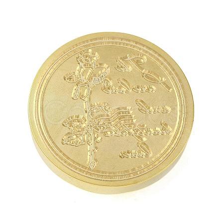 Wax Seal Brass Stamp Heads AJEW-I067-A06-1