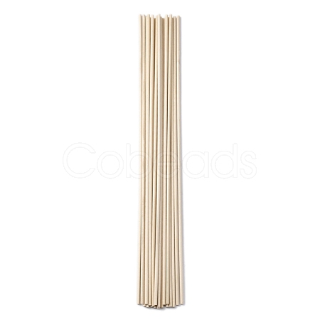 Round Wooden Sticks WOOD-WH0024-98A-1