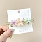 Flower Alloy & Resin Hair Barrettes, Hair Accessories for Women & Girls, Colorful, 82x25mm