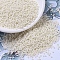 MIYUKI Round Rocailles Beads, Japanese Seed Beads, 11/0, (RR2021) Matte Opaque Cream, 2x1.3mm, Hole: 0.8mm, about 50000pcs/pound