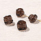 Natural Ice Obsidian Carved Beads, Lion Heads, 14mm