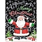 Christmas Theme DIY Diamond Painting Kit, Including Resin Rhinestones Bag, Diamond Sticky Pen, Tray Plate and Glue Clay, Santa Claus, 400x300mm