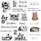 Custom PVC Plastic Clear Stamps, for DIY Scrapbooking, Photo Album Decorative, Cards Making, Stamp Sheets, Film Frame, Cat Shape, 160x110x3mm