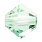 Preciosa&reg Crystal Beads, Czech Crystal, Bicone(451 69 302 Rondelle), Chrysolite, 5mm