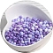 Macaron Baking Paint Glass Seed Beads, Fringe Teardrop Beads, Plum, 5mm