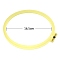 Plastic Cross Stitch Embroidery Hoops, Sewing Tools Accessory, Ring, Yellow, Inner Diameter: 165mm