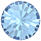 Preciosa&reg MAXIMA Crystal Round Stones, Czech Crystal, Dura Foiling, Round(431 11 615 Chaton), 60000 Aquamarine, SS39(8.15~8.4mm), 144pcs/gross