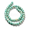 Synthetic Turquoise and Sea Shell Assembled Beads Strands G-D482-01B-08-3