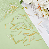 SUPERFINDINGS 600Pcs 4 Style Glass Bugle Beads SEED-FH0001-12-5
