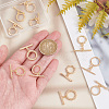 PandaHall Elite 12Pcs 6 Styles Brass Toggle Clasps KK-PH0006-45-3