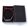 Adjustable Nylon Thread Braided Beads Bracelets BJEW-JB04431-5