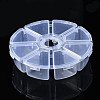 Flat Round Polypropylene(PP) Bead Storage Containers CON-S043-046A-2