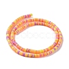 Handmade Polymer Clay Beads Strands CLAY-R089-3mm-014-3