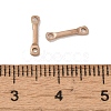 Ion Plating(IP) 304 Stainless Steel Links Connector Charms STAS-Q323-07RG-3