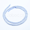 Natural Blue Lace Agate Beads Strands G-E483-08-4mm-2