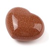 Synthetic Goldstone Love Heart Stone G-I367-03I-2