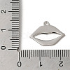 304 Stainless Steel Charms STAS-L022-307P-3