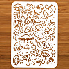 PET Hollow Out Drawing Painting Stencils DIY-WH0421-0020-1