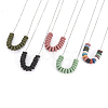 304 Stainless Steel Cable Chain Necklaces NJEW-I236-04P-2