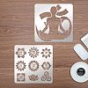 Stainless Steel Cutting Dies Stencils DIY-WH0279-052-4