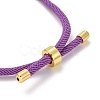 Adjustable Polyester Cord Bracelet Making MAK-C001-01A-3