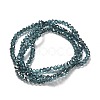 Electroplate Glass Beads Strands EGLA-D020-3x2mm-M2-4
