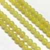 Natural Lemon Jade Bead Strands G-A130-2mm-M02-1