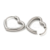 316 Surgical Stainless Steel Hoop Earrings EJEW-D096-18A-AS-2