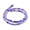 Handmade Polymer Clay Beads Strands CLAY-R089-3mm-007-3