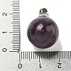 Natural Amethyst Perfume Bottle Pendants G-K338-22P-08-3