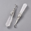 Natural Quartz Crystal Big Pointed Pendants G-G797-05P-10-2