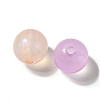 Rainbow Iridescent Plating Acrylic Beads MACR-YW0002-19C-2