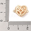 Brass Micro Pave Clear Cubic Zirconia Glass Box Clasps KK-S388-13G-01-3