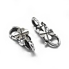 Thai 925 Sterling Silver Lobster Claw Clasps STER-L057-003AS-1