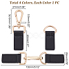 WADORN 4Sets 4 Colors Imitation Leather Toggle Buckle FIND-WR0004-88-3