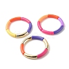 Acrylic Tube Beaded Stretch Bracelets Set BJEW-JB07775-4