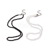 Black & White Couple Choker Necklaces Set NJEW-JN04224-1
