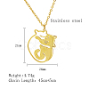 Stainless Steel Pendant Necklaces ZE1785-1-2