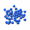Heart Spray Painted Alloy Beads FIND-G053-01K-1