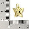 Real 18K Gold Plated Brass Pave Cubic Zirconia Pendants KK-M283-10E-02-3