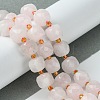 Natural Rose Quartz Beads Strands G-Q010-A10-01-4