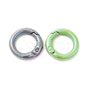 Spray Painted Alloy Spring Gate Ring PALLOY-H131-10-2