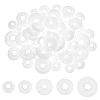 PandaHall Elite 150Pcs 5 Style Plastic Doll Eye Nose Round Gaskets KY-PH0001-72-1