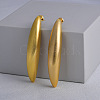 Banana Brass Stud Earrings for Women EJEW-G391-06G-1