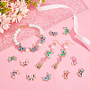 HOBBIESAY 60Pcs 10 Styles Alloy Enamel Connector Charms ENAM-HY0001-25-5