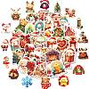 50Pcs Christmas Theme Cartoon Paper Stickers DIY-P085-08-3