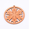 Wood Big Pendants WOOD-WH0106-10-1