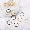 Craftdady 250Pcs 5 Colors Alloy Linking Rings FIND-CD0001-11-4