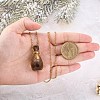 Natural Gemstone Perfume Bottle Pendant Necklaces NJEW-F251-11G-4